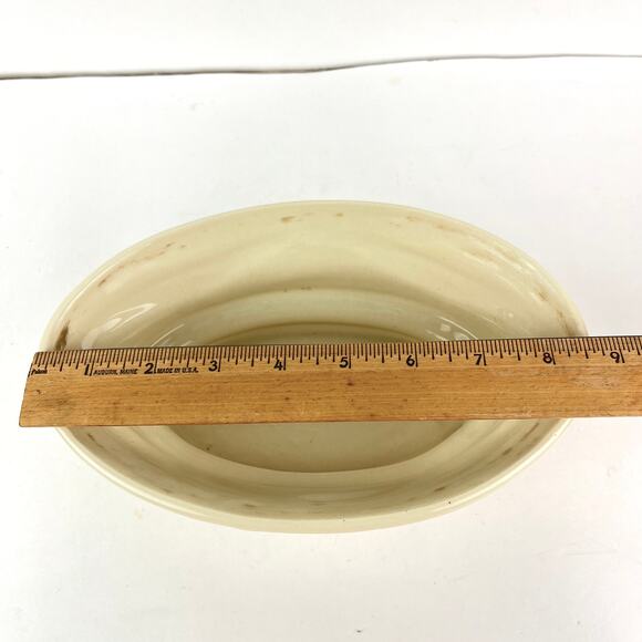 Vintage Neoclassical Cream Glazed Pottery Planter - Picture 7 of 7